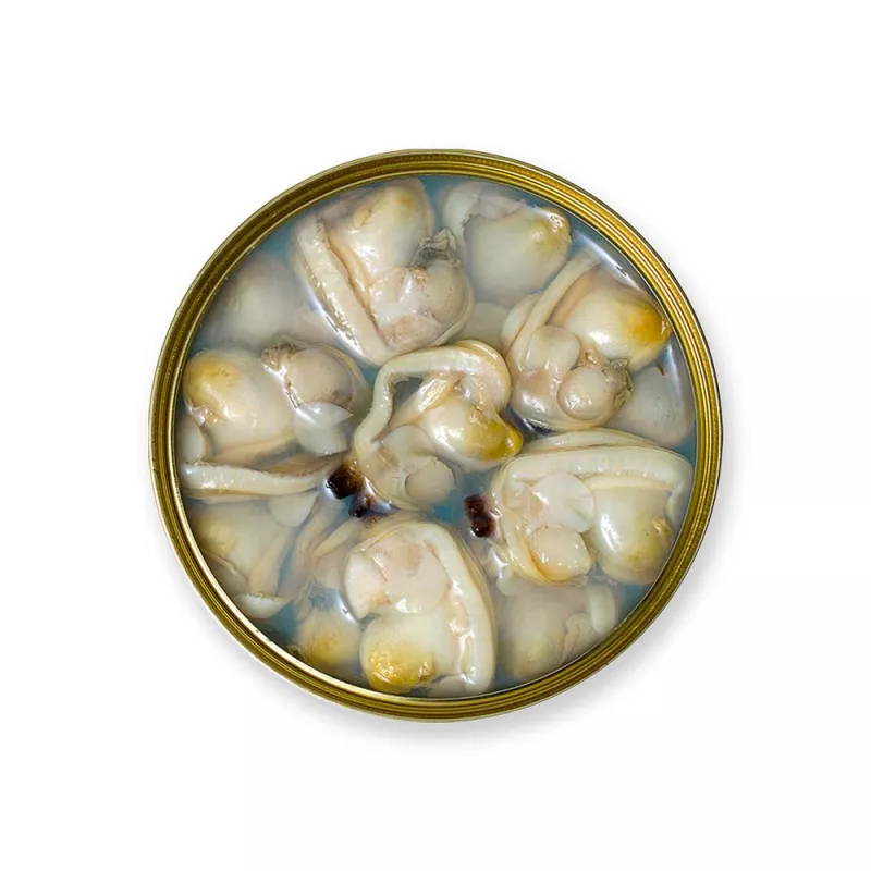La Brújula Almejas al Natural 10 12 Piezas, lata