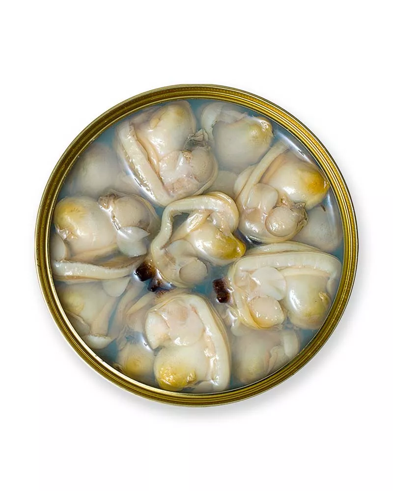 La Brújula Almejas al Natural 10 12 Piezas, lata