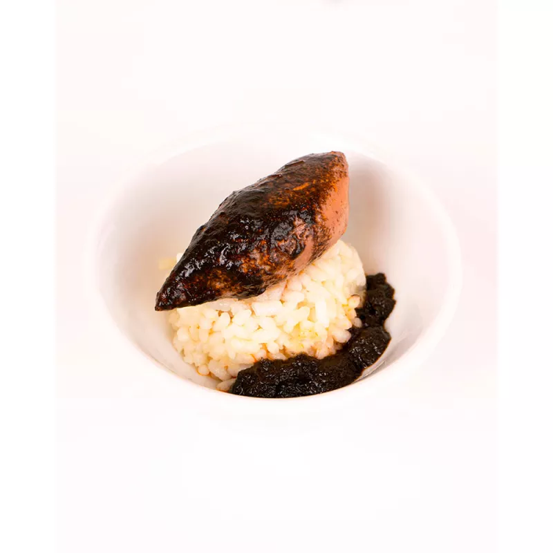 La Brújula Calamares Rellenos en su Tinta 10 12 Piezas, emplatado