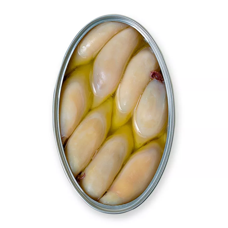La Brújula Calamares Rellenos en Aceite de Oliva 6 8 Piezas, lata