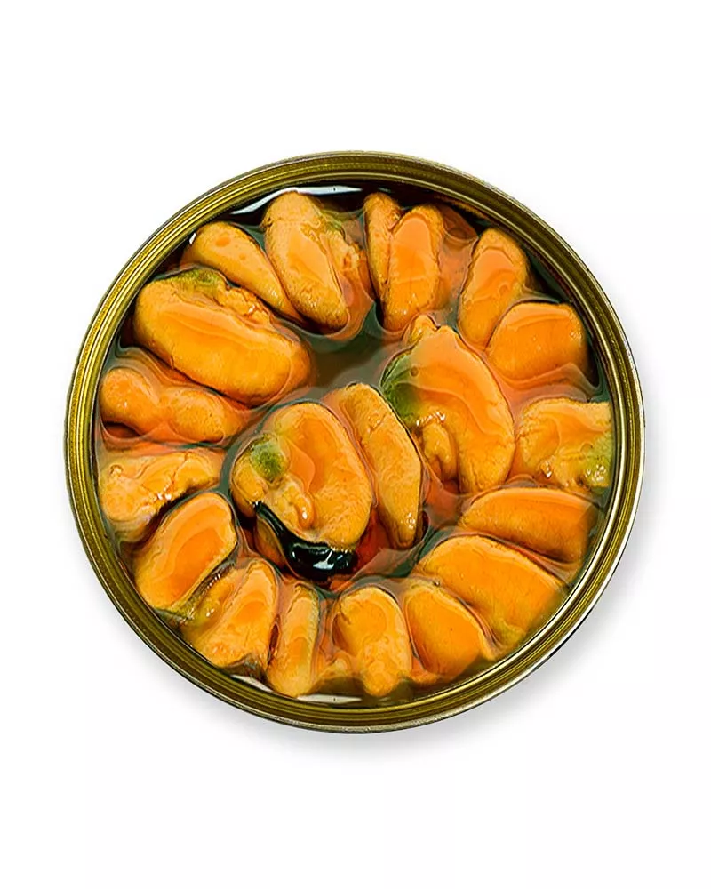 La Brújula Mejillones en Escabeche Fritos 20 22 piezas, lata