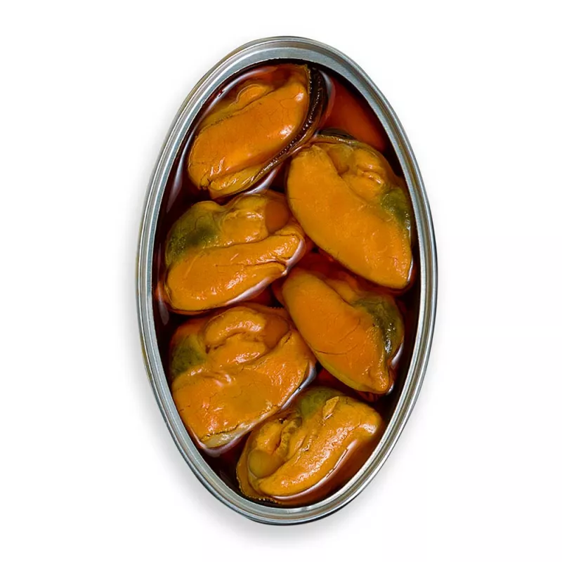 La Brújula Mejillones en Escabeche Fritos 8 12 piezas, lata