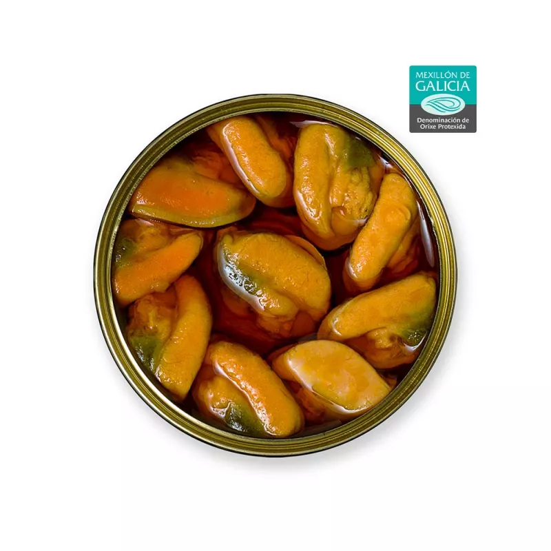La Brújula Mejillones en Escabeche Fritos DOP 8 10 piezas, lata