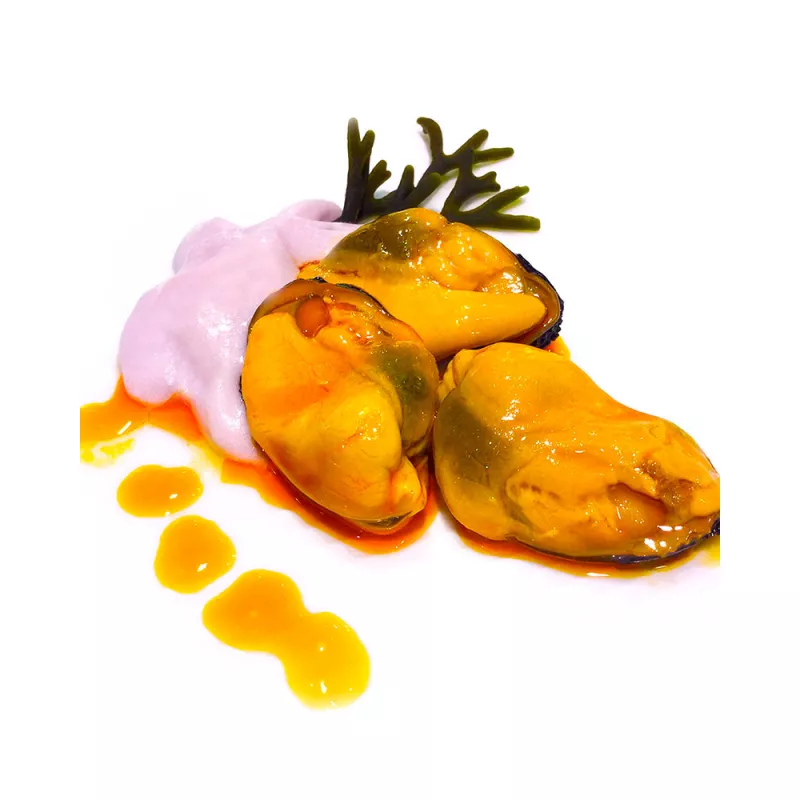 La Brújula Mejillones en Escabeche Fritos 8 10 piezas, emplatado