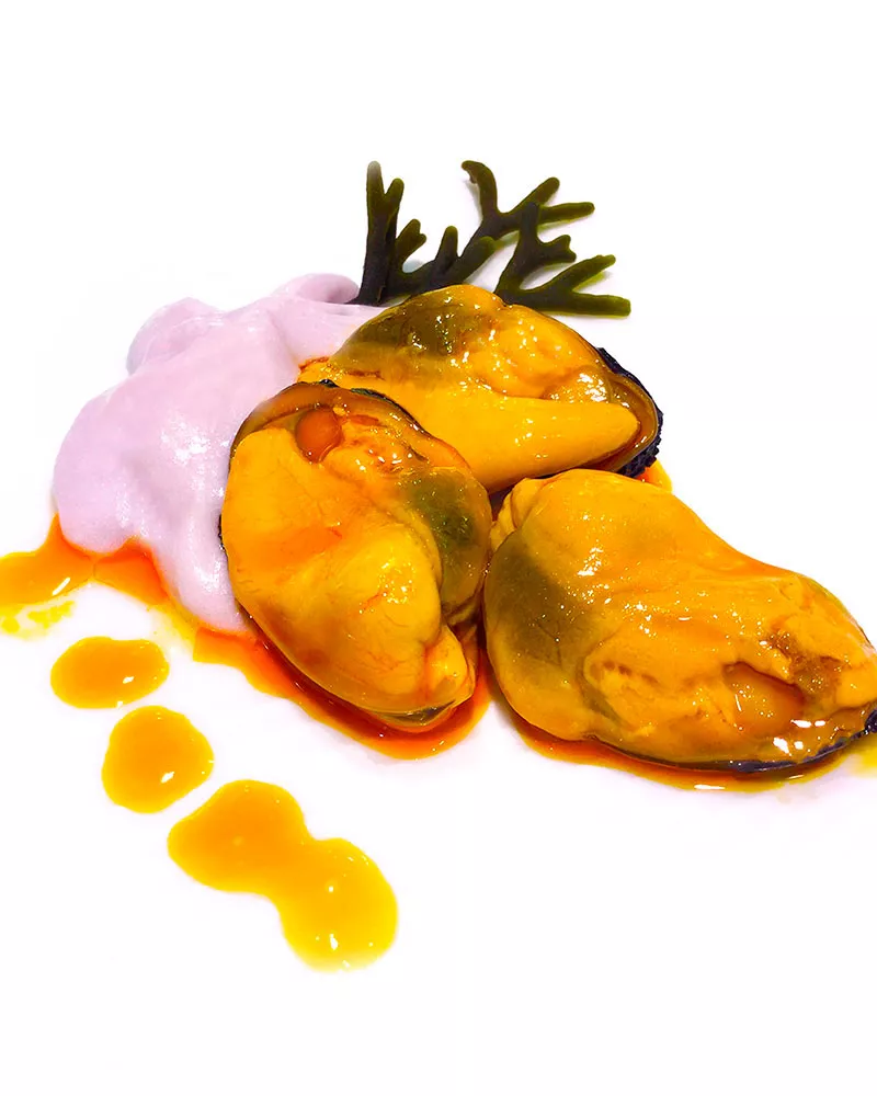 La Brújula Mejillones en Escabeche Fritos 8 10 piezas, emplatado