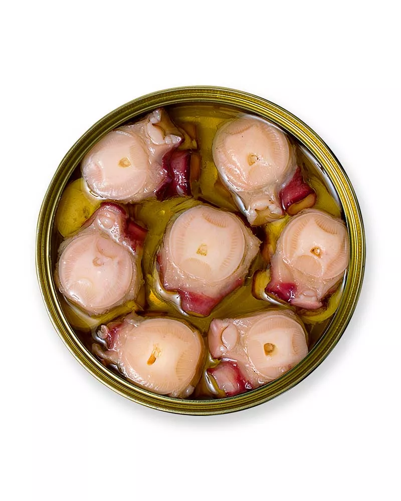 La Brujula Pulpo en aceite de oliva 138gr, lata