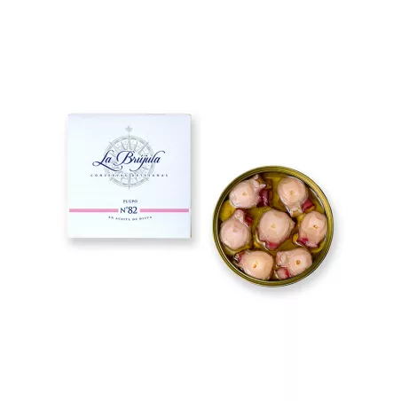 La Brujula Pulpo en aceite de oliva 138gr, principal