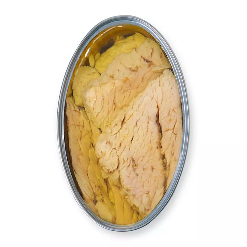 La Brujula Suprema de Ventresca de Atun Claro en Aceite de Oliva 266gr, lata