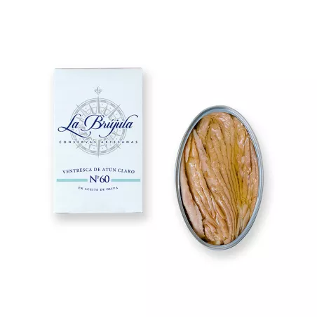 La Brujula Ventresca de Atun Claro en Aceite de Oliva 115gr, principal