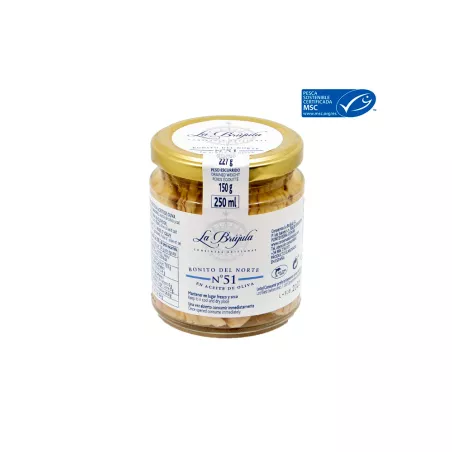 La Brujula Bonito del Norte en Aceite de Oliva 227gr, principal