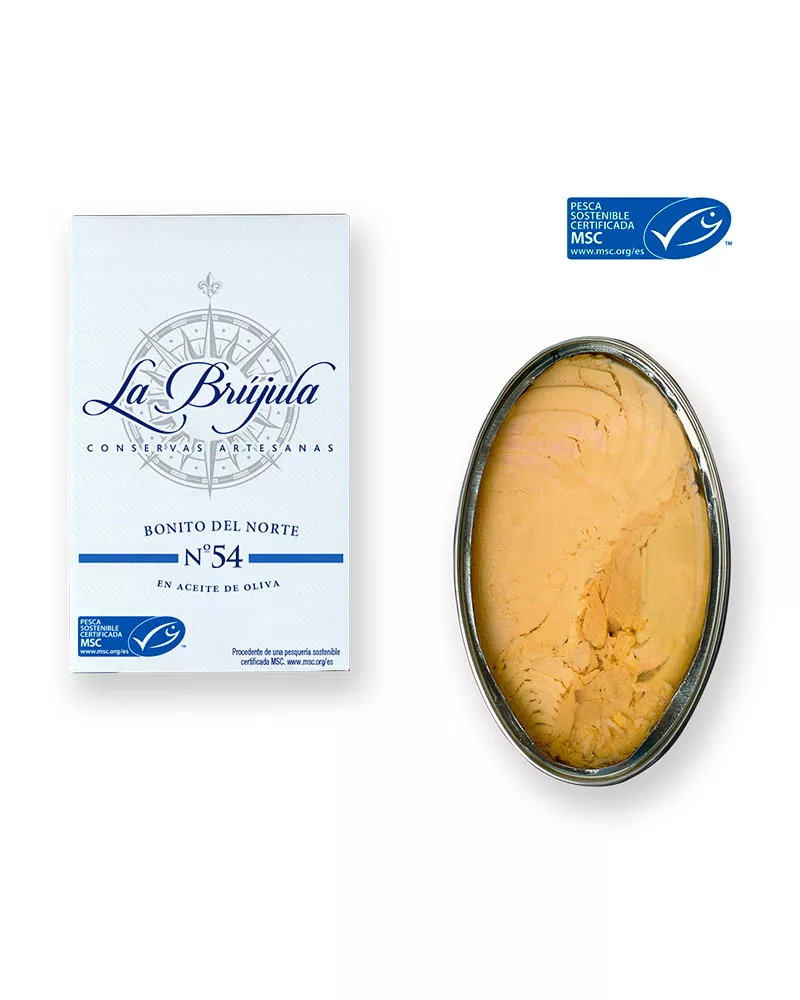La Brujula Bonito del Norte en Aceite de Oliva 115gr, principal