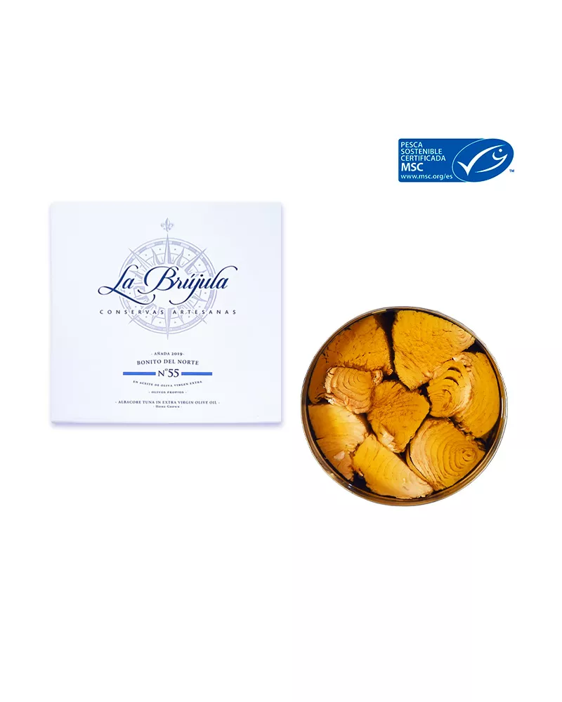 La Brujula Bonito del Norte añada en Aceite de Oliva 990gr, principal