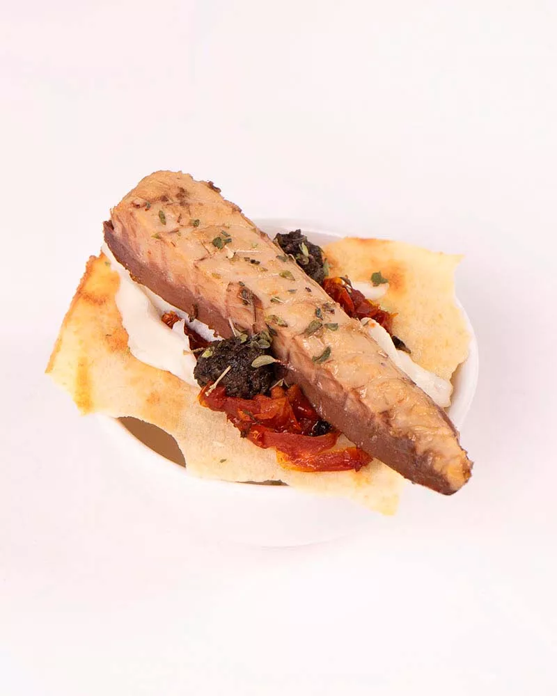 La Brujula Filetes de Caballa al Limón 115gr, emplatado