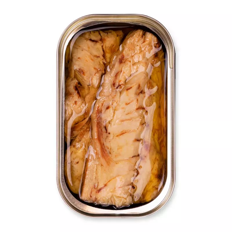 La Brujula Filetes de Caballa al Limón 115gr, lata