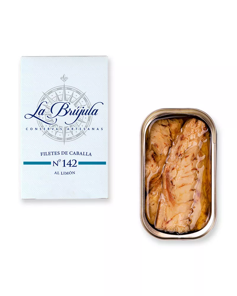 La Brujula Filetes de Caballa al Limón 115gr, principal