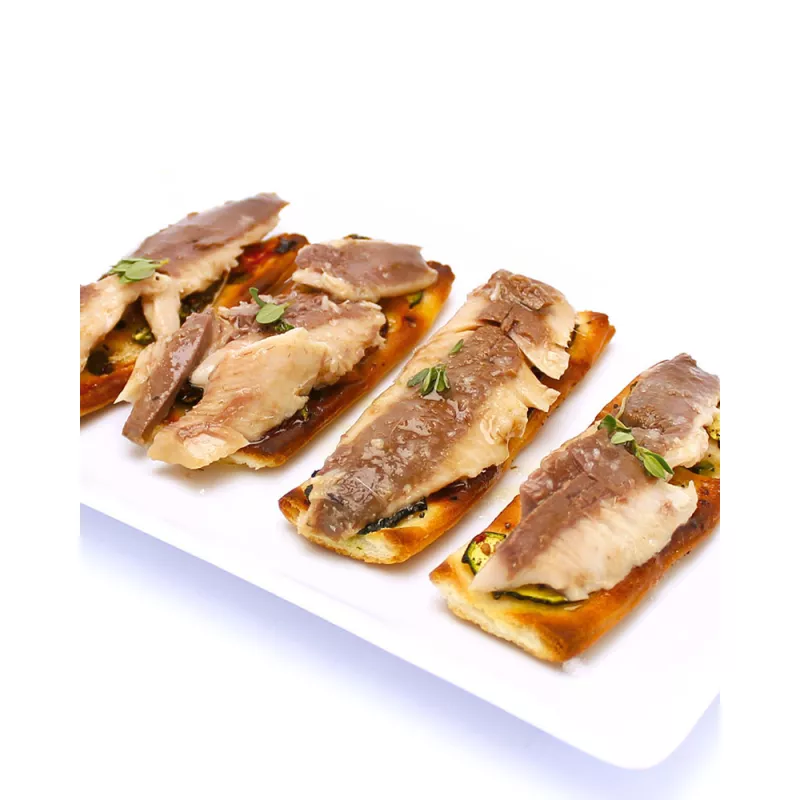 La Brujula Filetes de Sardina en Aceite de Oliva 130gr, emplatado