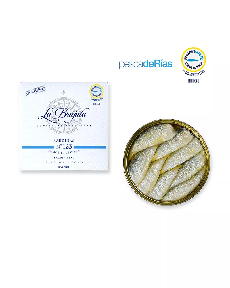 La Brujula Sardinas do Xeito 15 20 piezas, principal
