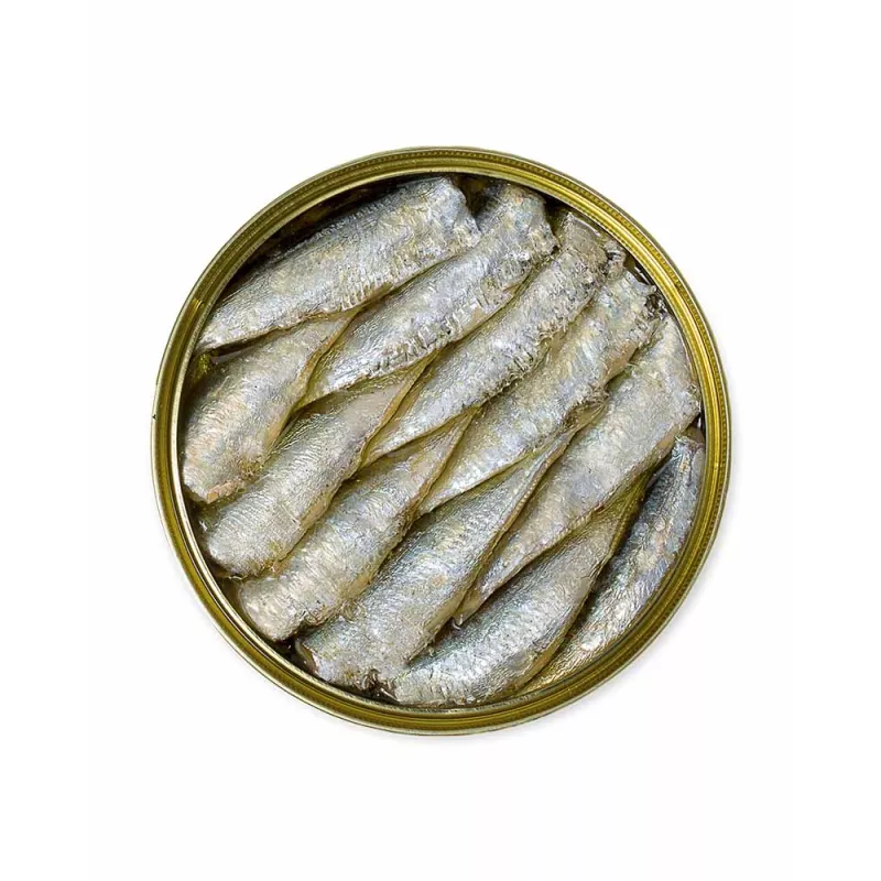 La Brújula Sardinas en Aceite de Oliva 20 25 piezas, lata