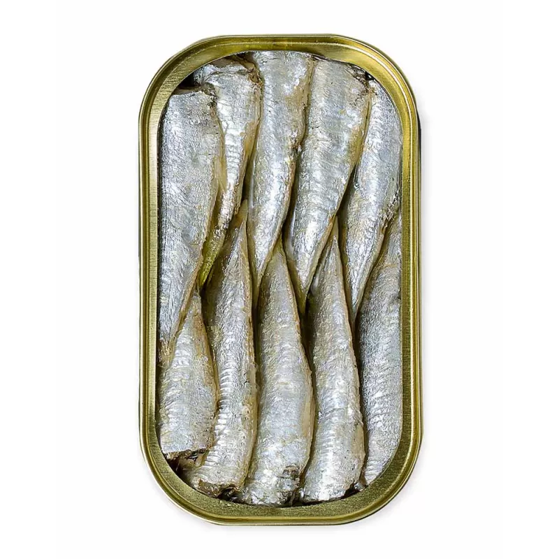 La Brújula Sardinas en Aceite de Oliva 16 20 piezas, lata