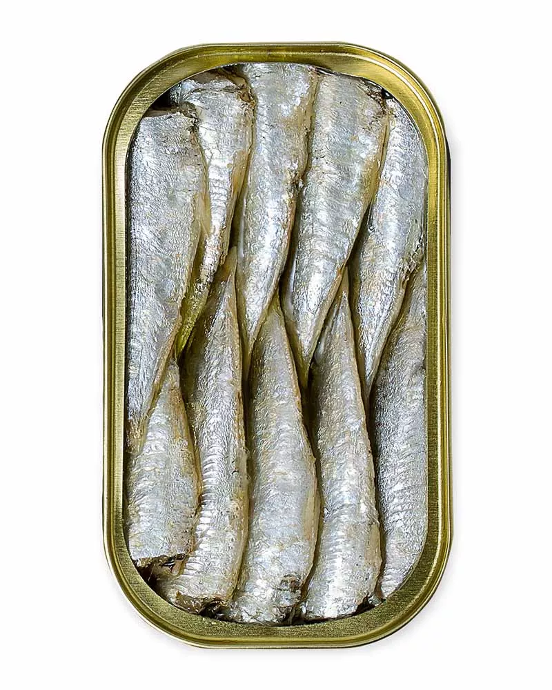 La Brújula Sardinas en Aceite de Oliva 16 20 piezas, lata