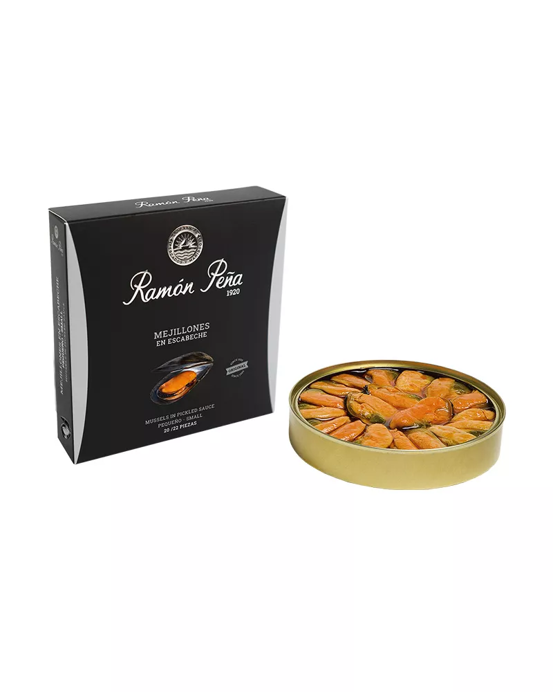 Ramon Pena Mejillones en Escabeche Fritos 20 22 piezas, principal