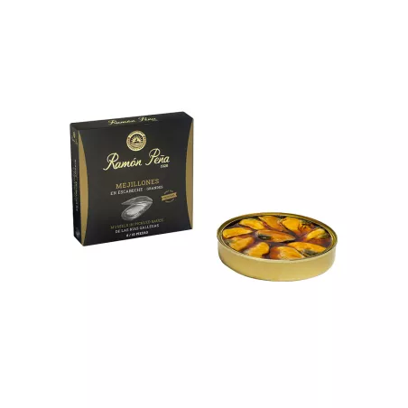 Ramon Pena Mejillones en Escabeche Fritos DOP 8 10 piezas, principal