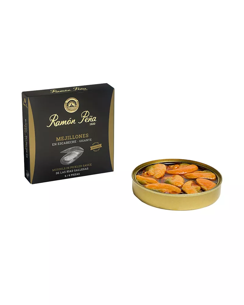 Ramon Pena Mejillones en Escabeche Fritos DOP 6 8 piezas, principal