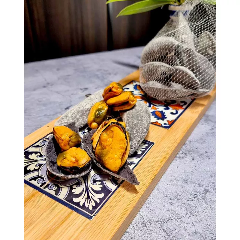 Ramon Pena Mejillones en Escabeche Fritos 4 6 piezas, emplatado