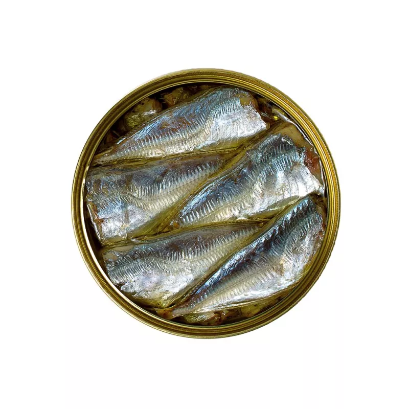 Ramon Pena Jurelillos en Aceite de Oliva 130gr, principal, lata