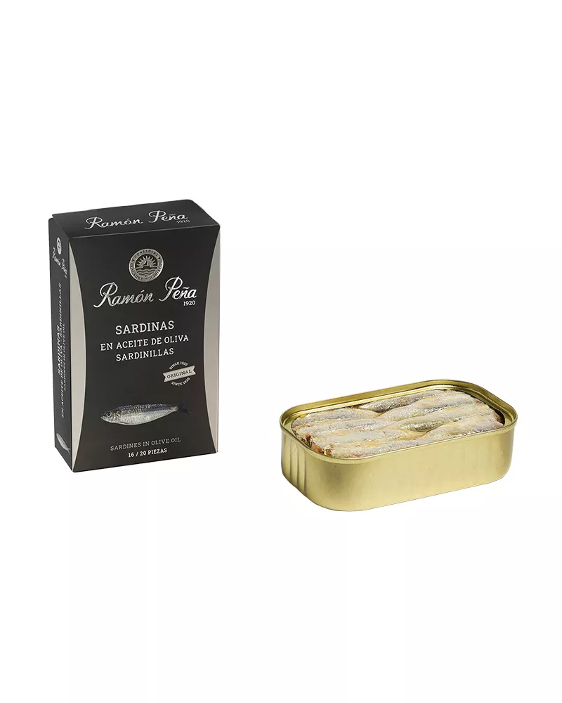 Ramon Pena Sardinas en Aceite de Oliva 16 20 piezas, principal