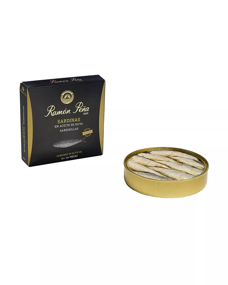 Ramon Pena Sardinas en Aceite de Oliva 15 20 piezas, principal