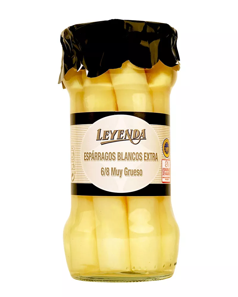 Leyenda Esparragos Blancos Frasco 6 8 piezas, principal