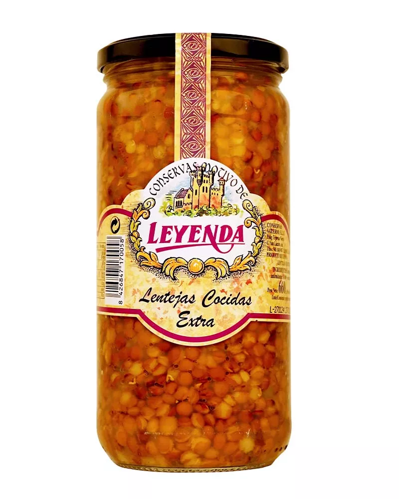 Leyenda Lenteja Castellana Extra en Frasco 660gr, principal