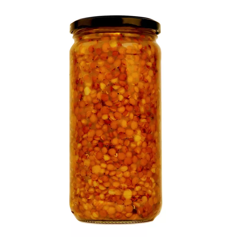 Leyenda Lenteja Castellana Extra en Frasco 660gr, trasera