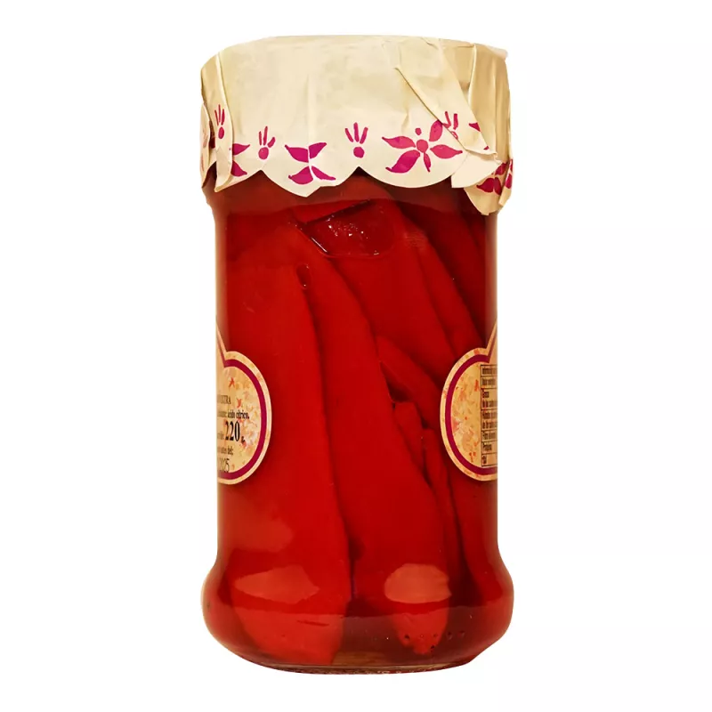 Leyenda Pimientos de Piquillo Asados en Tiras al Ajillo, trasera