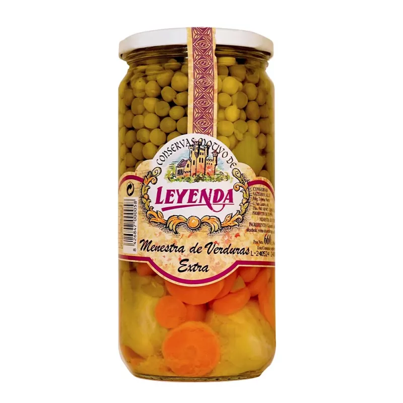 Leyenda Menestra de Verduras Extra 660gr, principal