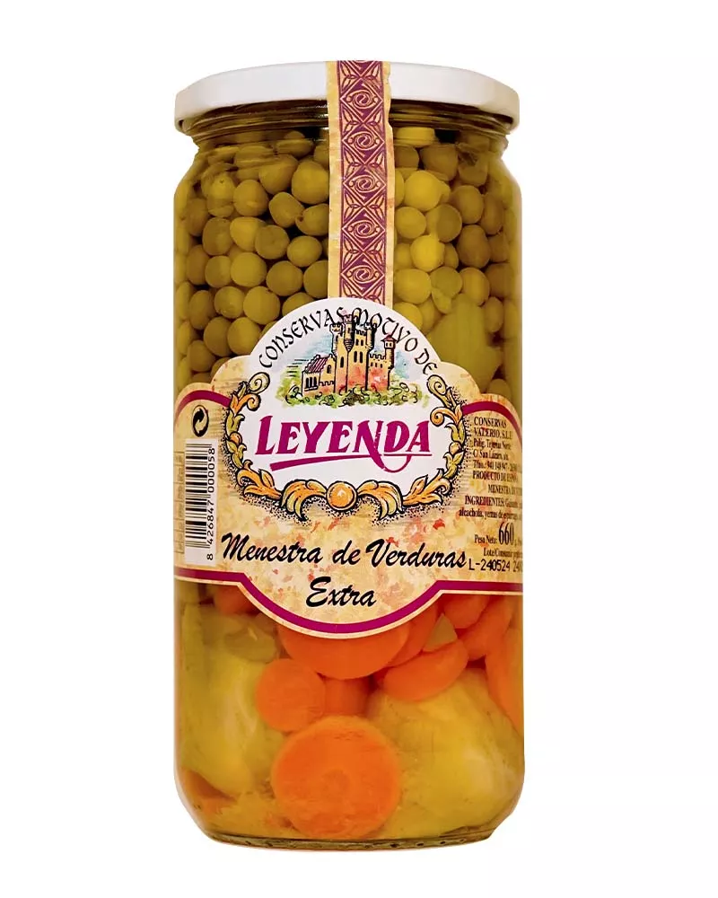 Leyenda Menestra de Verduras Extra 660gr, principal