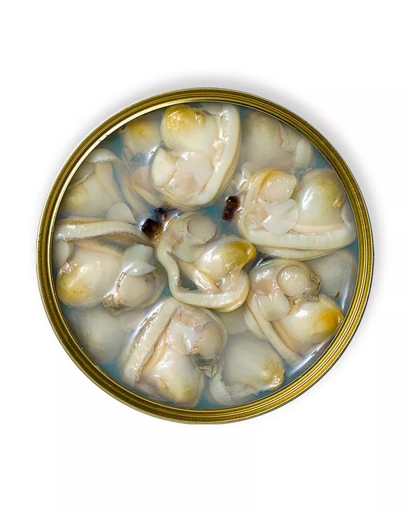 La Brujula Almejas al Natural 14 16 Piezas, lata