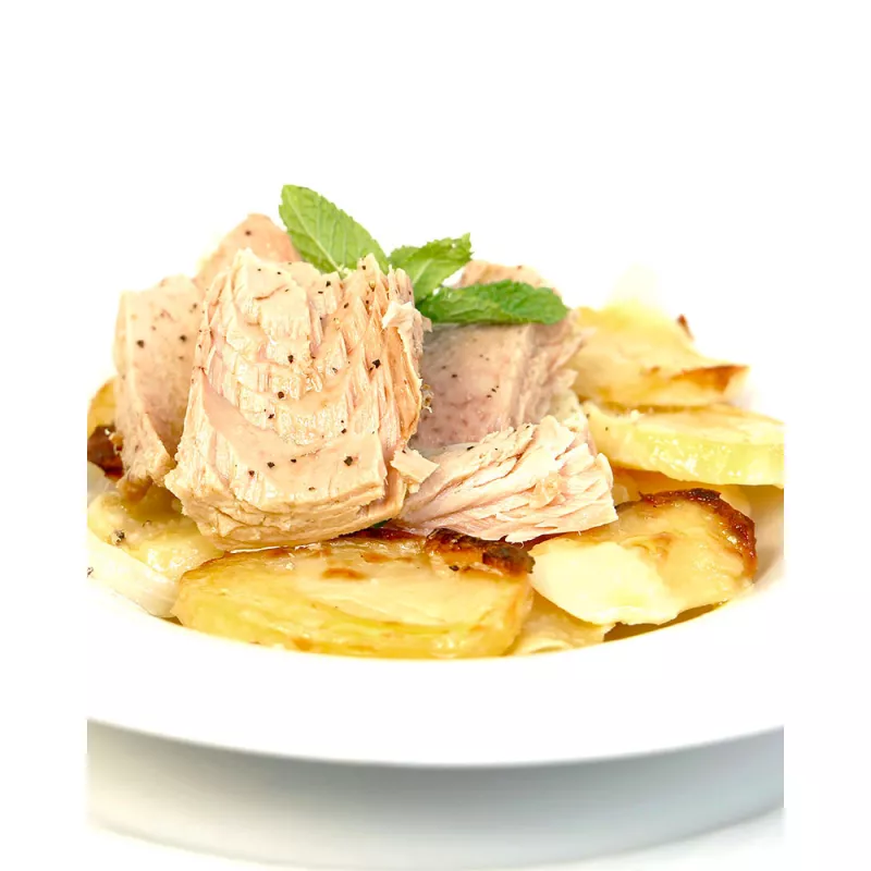 Ramon Penan Atun Claro Trozos en Aceite de Oliva 990gr, emplatado