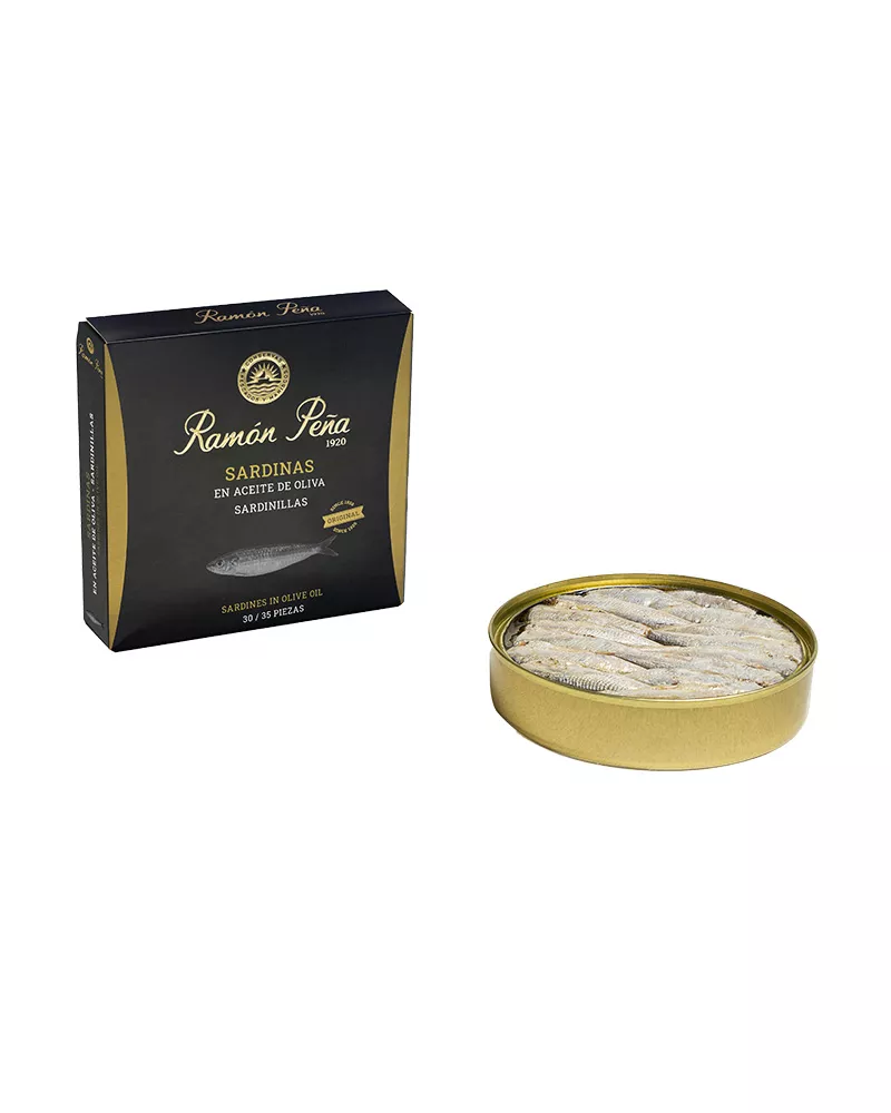 Ramon Pena Sardinas en Aceite de Oliva 30 35 Piezas, principal