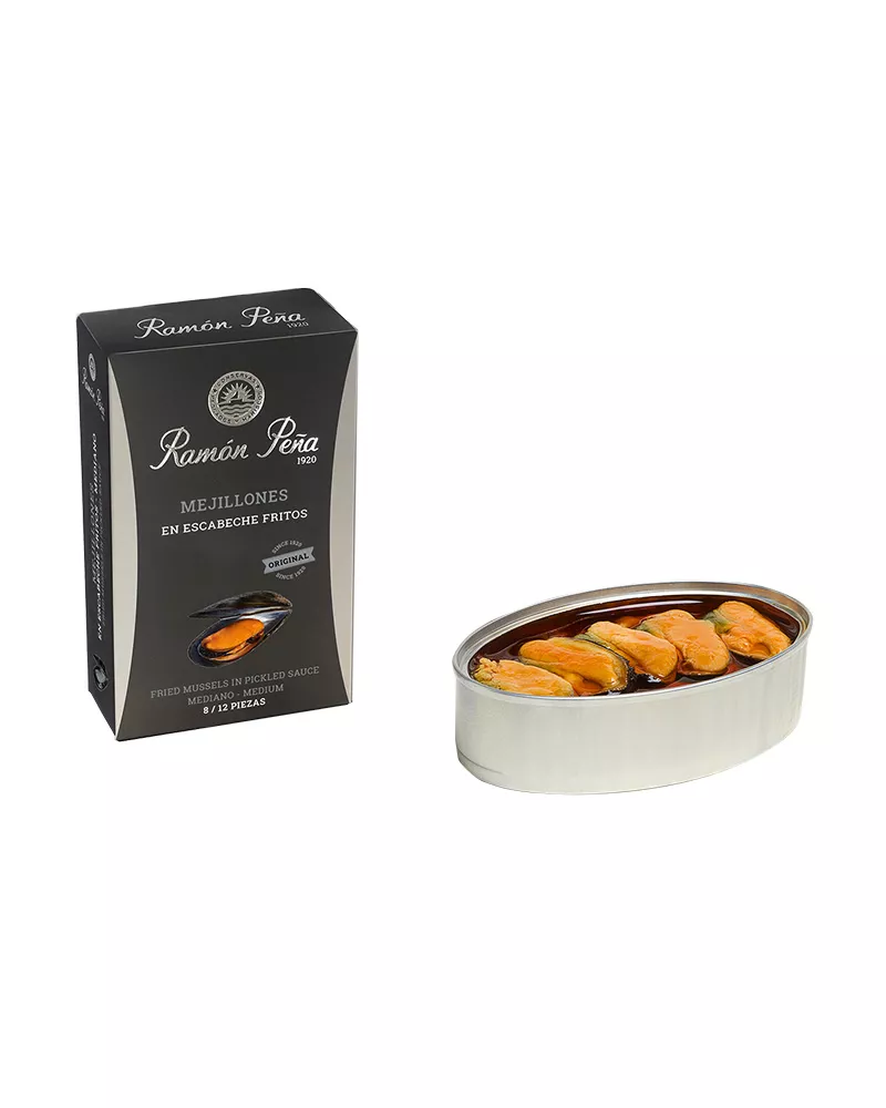 Ramon Pena Mejillones en Escabeche Fritos 8 12 piezas, principal