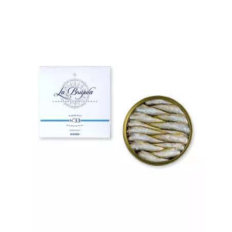 La Brujula Sardinas en Aceite de Oliva 55 60 piezas, principal