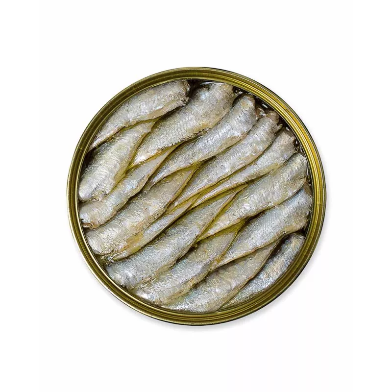 La Brujula Sardinas en Aceite de Oliva 30 35 piezas, lata