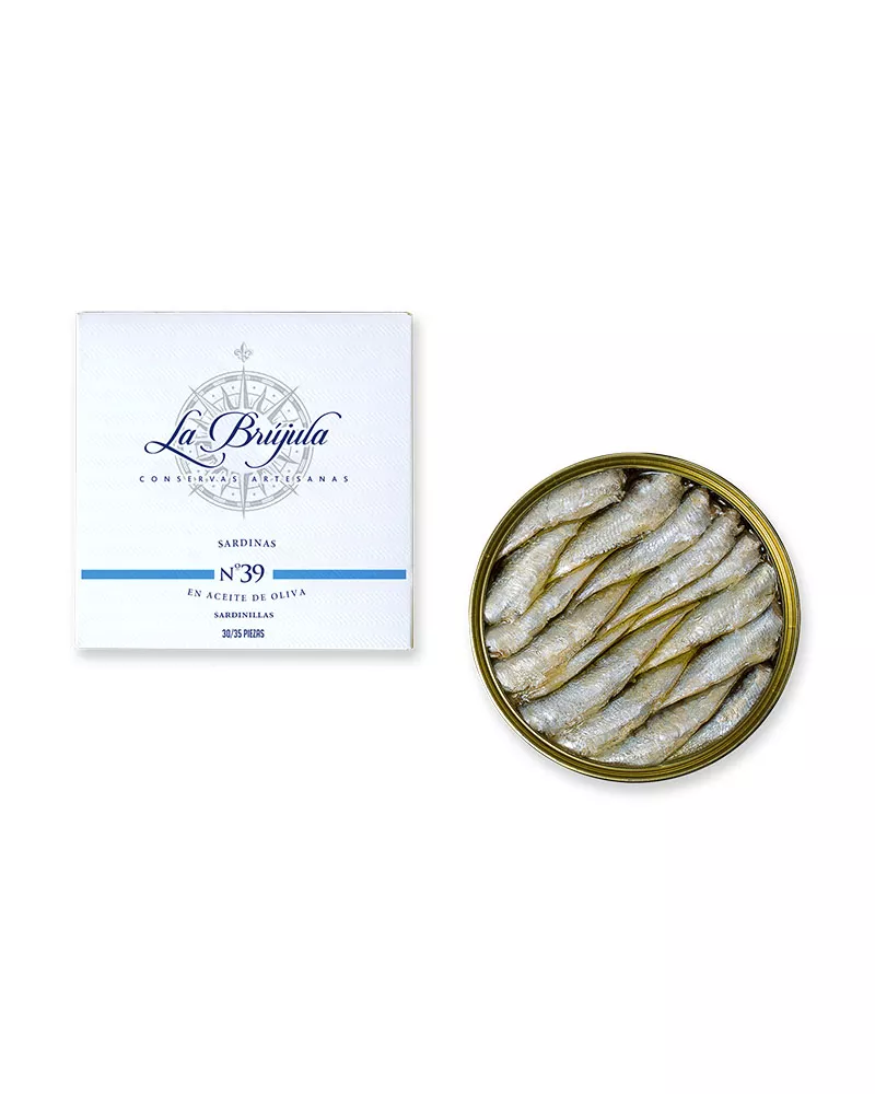 La Brujula Sardinas en Aceite de Oliva 30 35 piezas, principal