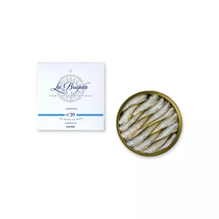 La Brujula Sardinas en Aceite de Oliva 30 35 piezas, principal