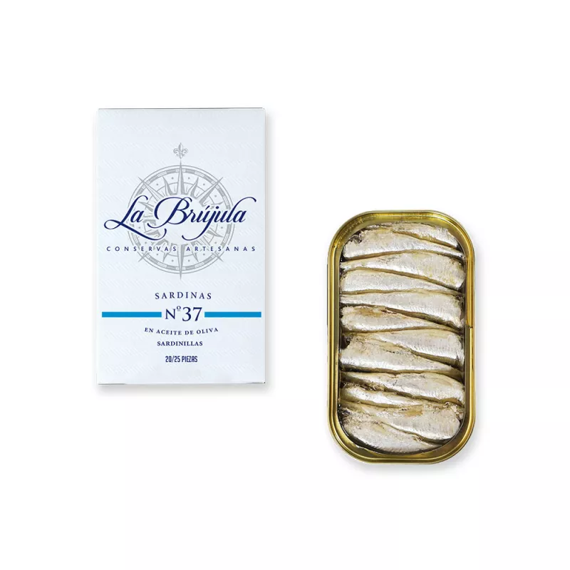 La Brujula Sardinas en Aceite de Oliva 20 25 piezas, principal