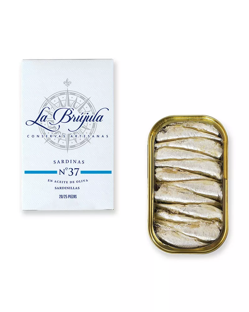 La Brujula Sardinas en Aceite de Oliva 20 25 piezas, principal