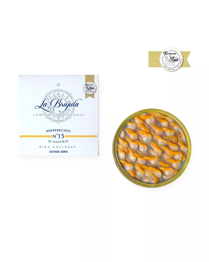 La Brujula Berberechos al Natural 30 35 Piezas, principal