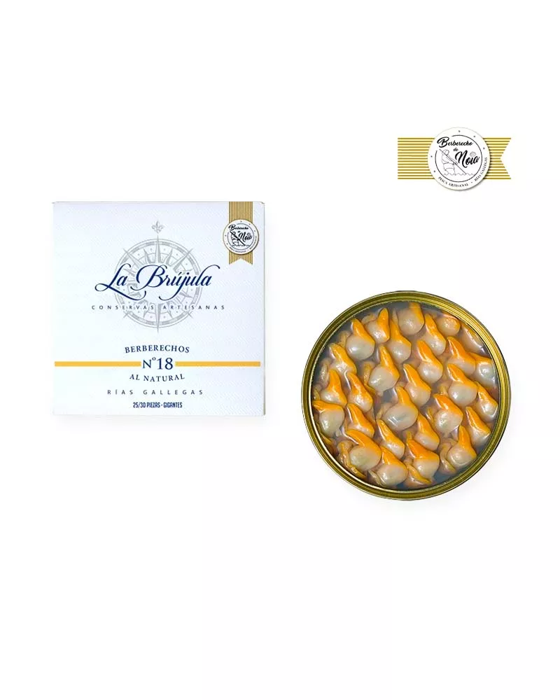 La Brujula Berberechos al Natural 25 30 Piezas, principal