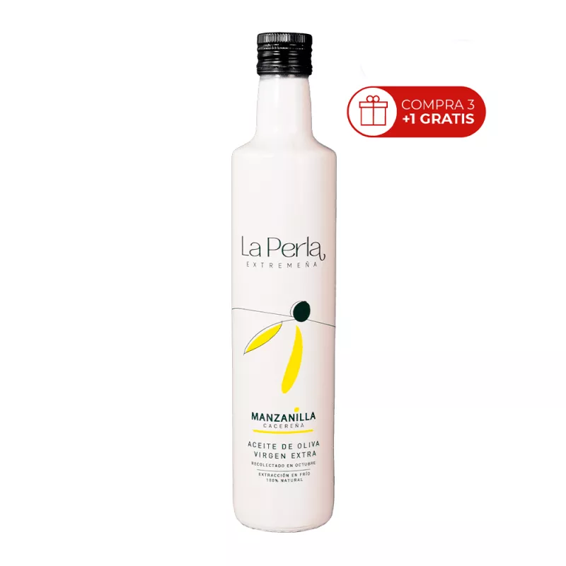 Aceite de Oliva, La Perla Extremeña Manzanilla, promo